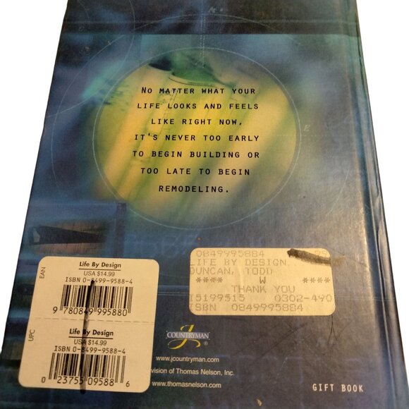 Life By Design Building The Future of your Dreams Hardcover Todd Duncan 2002 - Picture 2 of 6